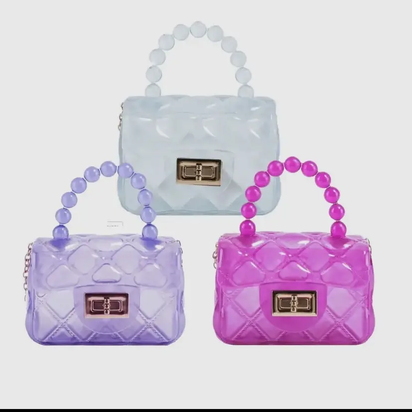 MAVI BANDZ MINI JELLY BAG PURSE W/CROSSBODY CHAIN