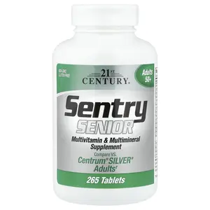 21st Century Sentry Senior, Multivitamin & Multimineral Supplement, Adults 50+, 265 Tablets