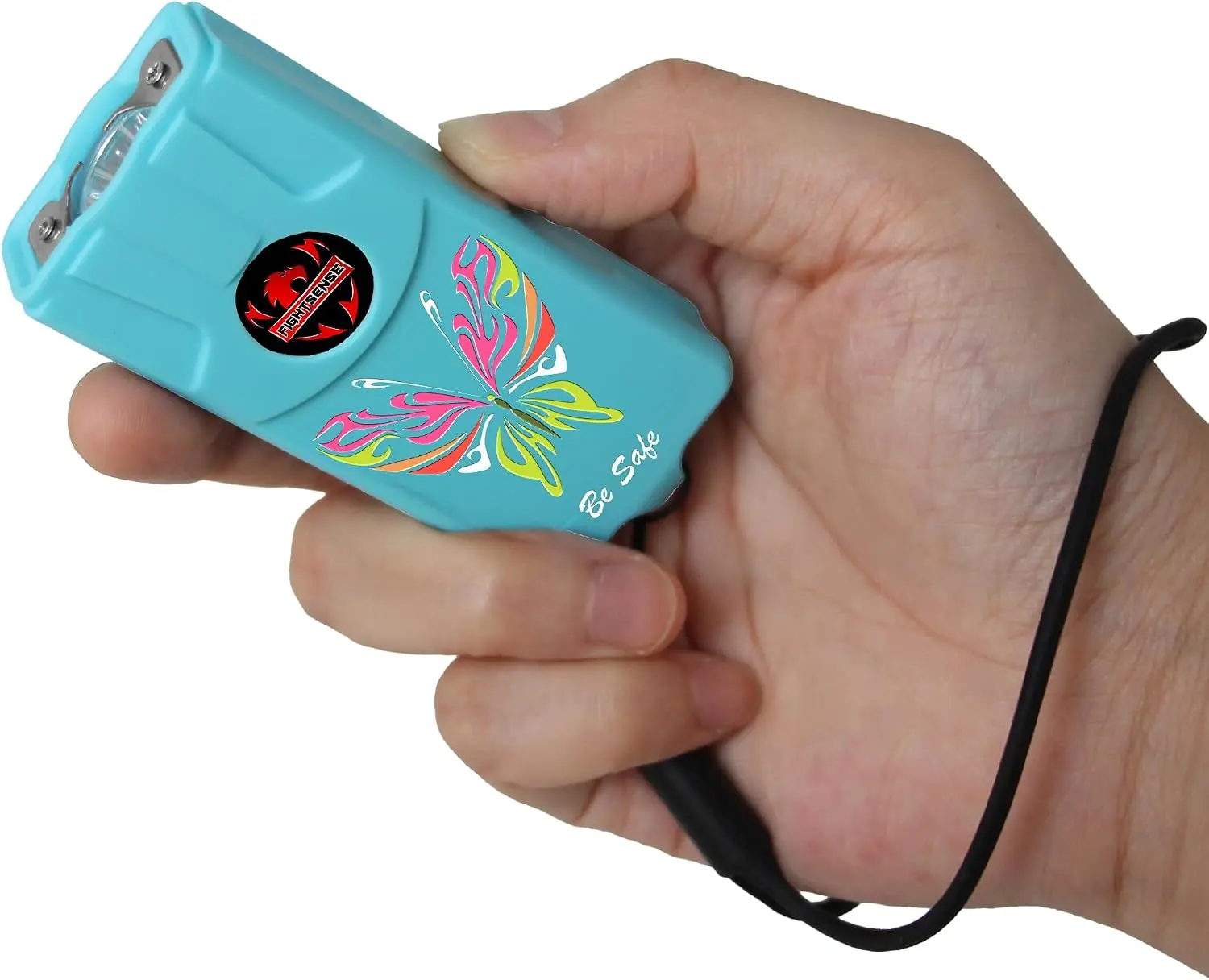 FIGHTSENSE Rechargeable Flashlight for Self Defense - Compact & Powerful Self Defense Flashlight