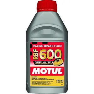 Motul Synthetic Racing Brake Fluid For High Performance Vehicles, RBF 600 Dot-4, 500ml