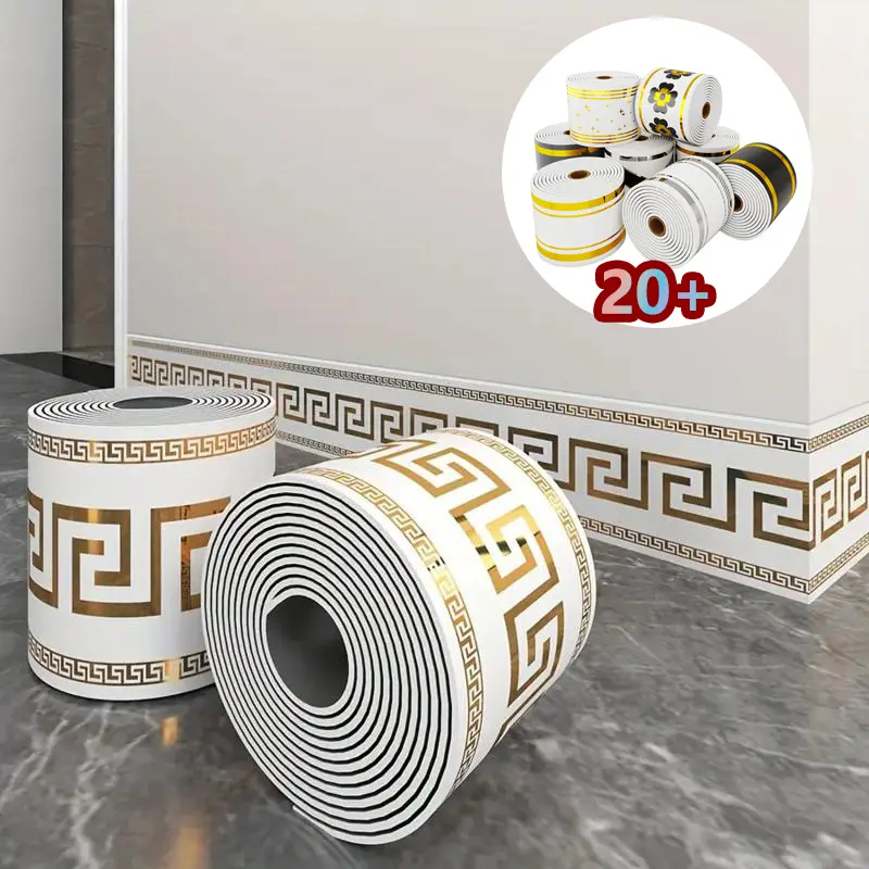 Self-Adhesive Marble Pattern Wallpaper Roll, Waterproof & Wear-Resistant, DIY Removable PVC Tile, Home Decor for Walls, Doors, Stairs, Kitchen, Bathroom