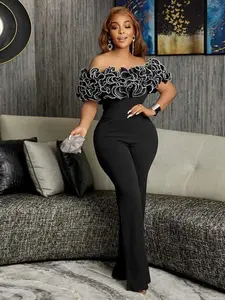 Off-Shoulder Statement Jumpsuit
