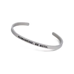 Humankind Inspirational Cuff Bracelet