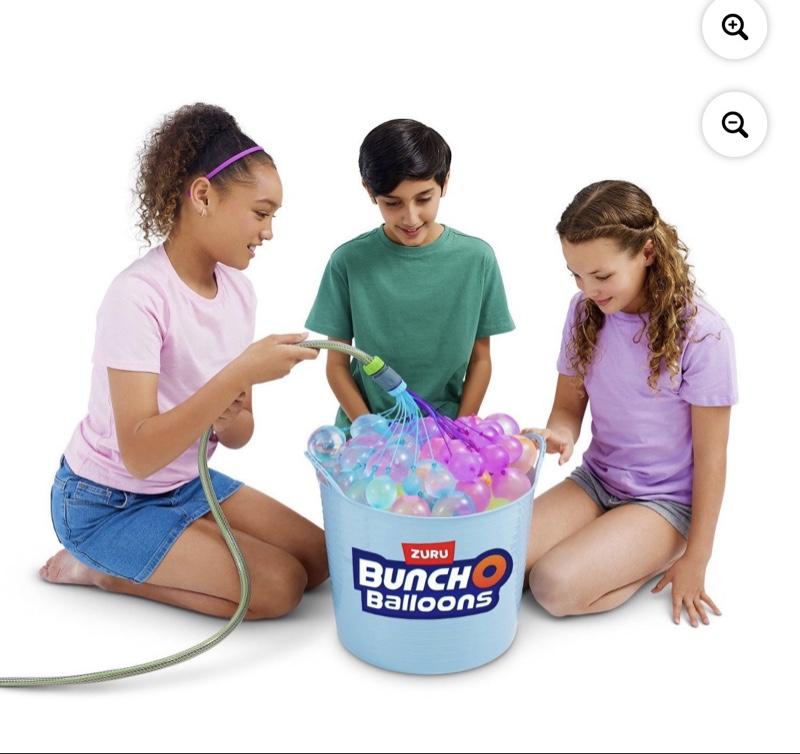 Bunch O Balloons 400+ Rapid-Fill Self-Tying Recyclable Water Balloons, 12 Stems