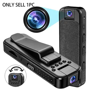 Portable 1080P Body Camera, 1 Count 180° Rotatable Sport DV Camcorder, Wearable Body Camera for Outdoor Sport, USB Rechargeable Body Camera for Skiing/Cycling/Hiking