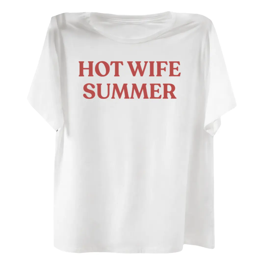 Retro Aesthetic Hot Wife Summer T-Shirt