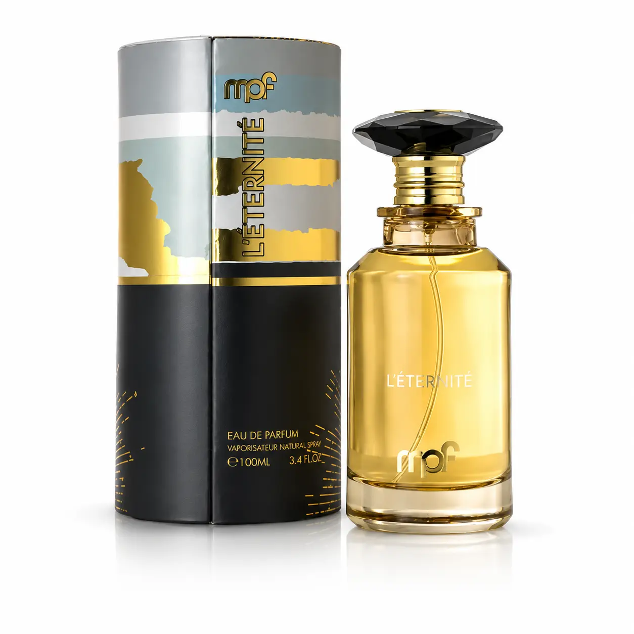 L'Eternite Unisex Eau de Parfum 100ml - Luxury Floral Fruity Woody Fragrance with Mandarin, Rose, Amber, Sandalwood