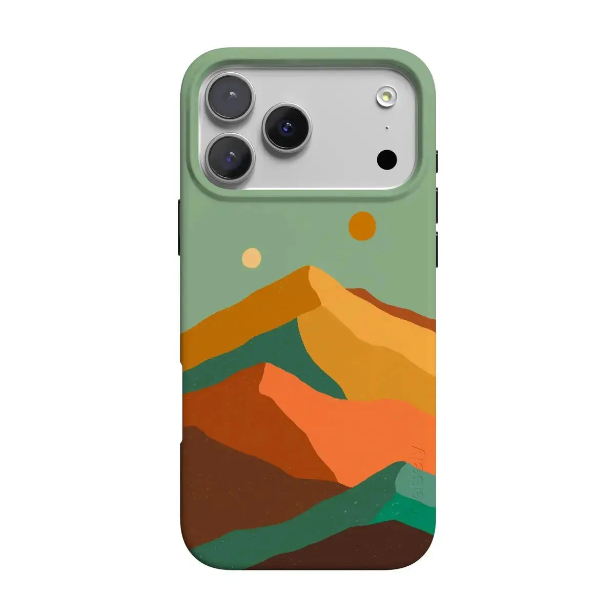 Casely iPhone 17 Pro Case | Endless Peaks | Colorblock Mountain | Compatible with MagSafe | Classic Ultra Thin Design