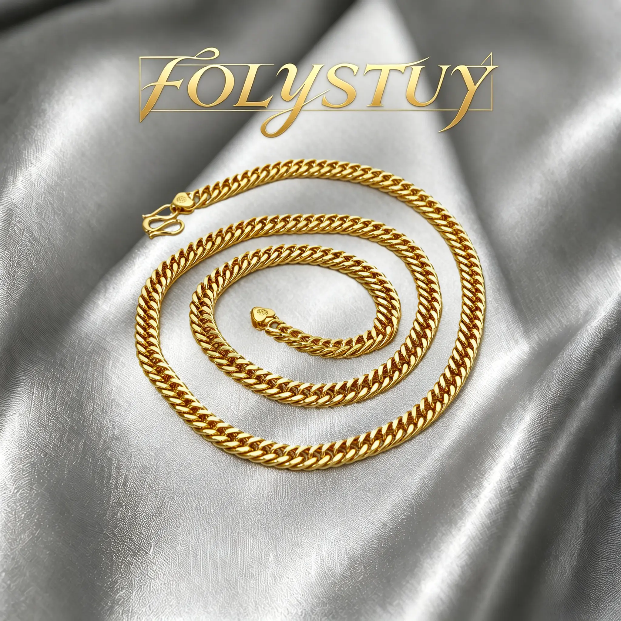 [FOLYSTUY(Y130(23.6inch),Y131(22.8inch),Y132(27.5inch))]Classic Thick Cuban Link Chain Necklace Luxury Glossy Accessory Unisex Daily Stackable Jewelry Gift