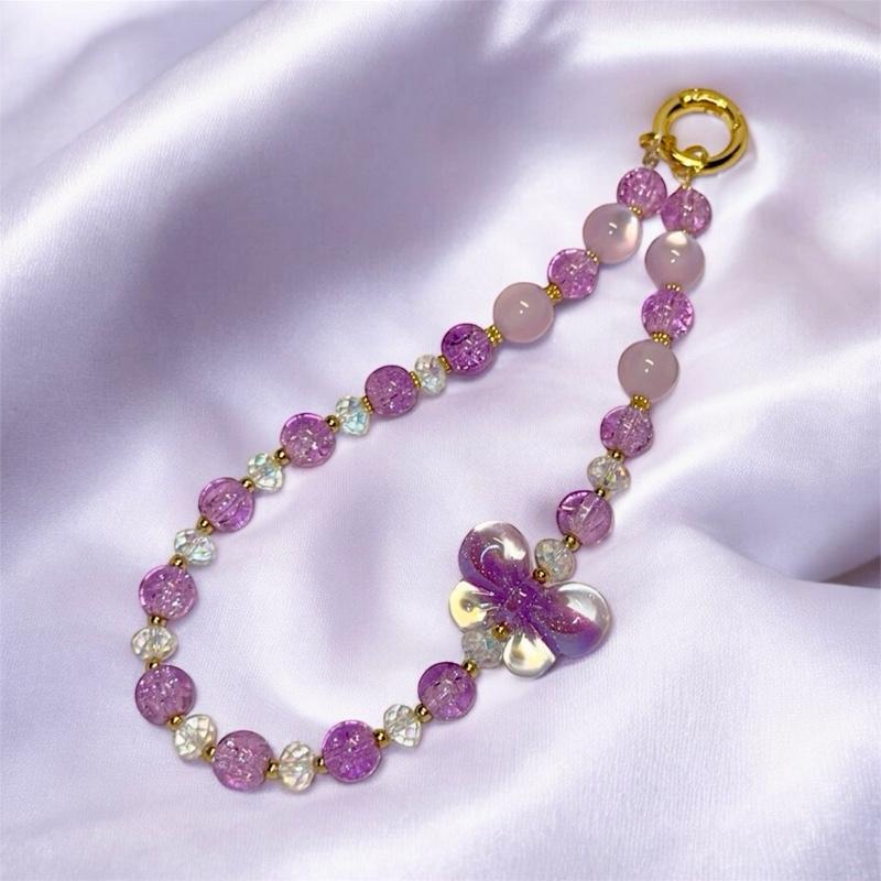 Nathina’s Beaded Phone Wrist Strap, Cellphone Lanyard Chain, Sparkling Wristlet Bracelet