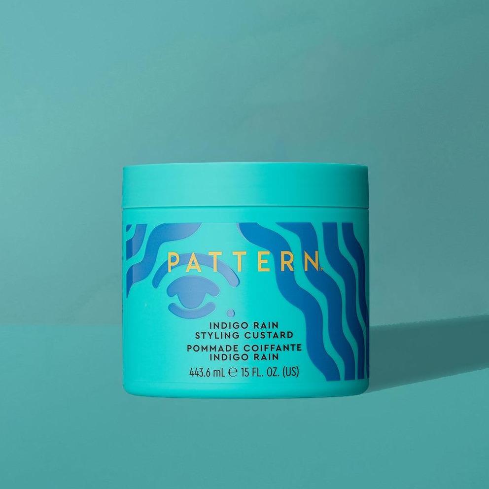 PATTERN Beauty Indigo Rain Styling Custard | Lightweight, Crunch-Free Hold & Curl Definition, 15 fl oz PATTERN Beauty Indigo Rain Styling Custard | Lightweight, Crunch-Free Hold & Curl Definition, 15 fl oz