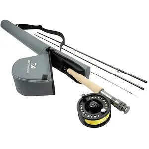 Daiwa Algonquin Fly Fishing 4-Piece Rod and Reel Combo