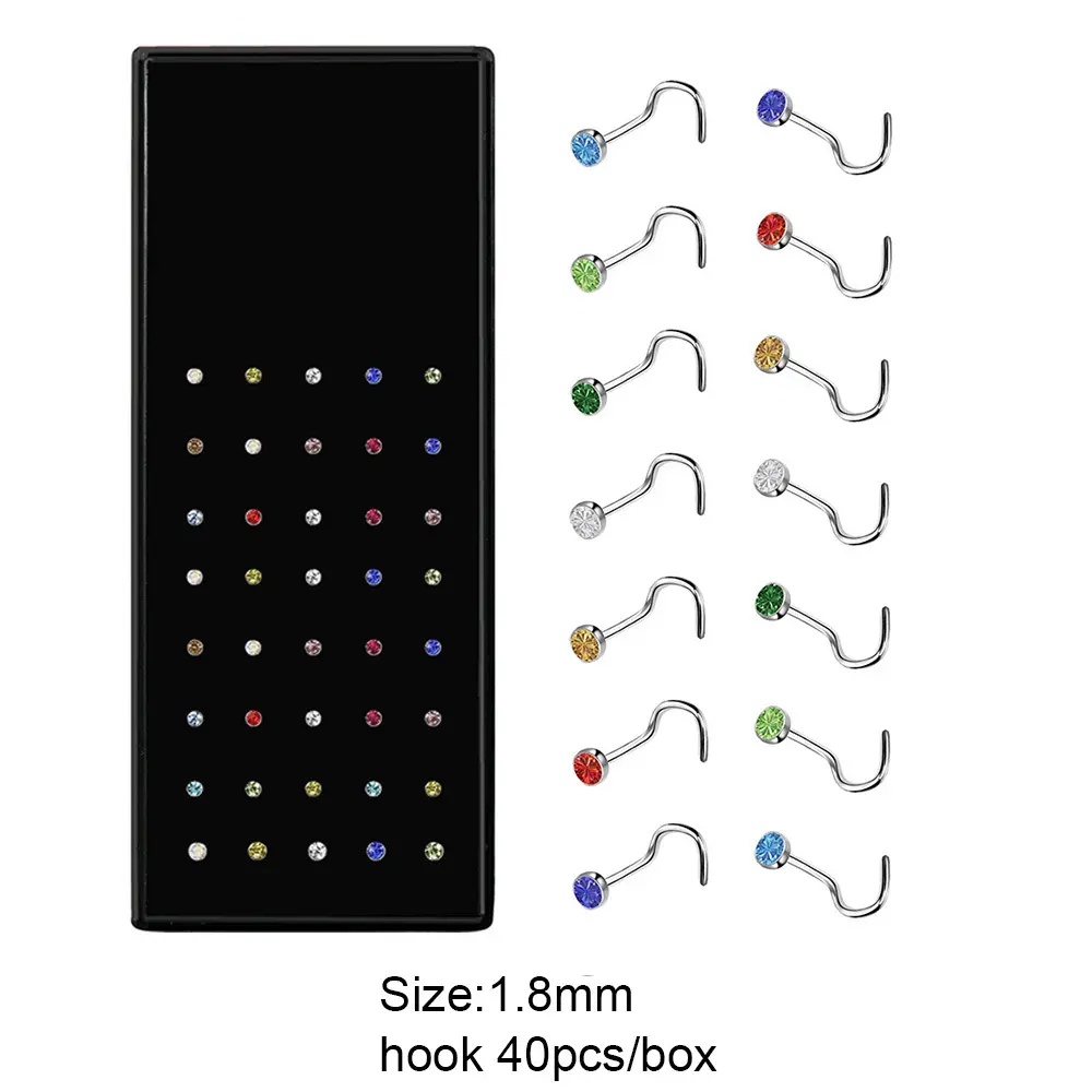 Colorful hook 40/box  1.8mm