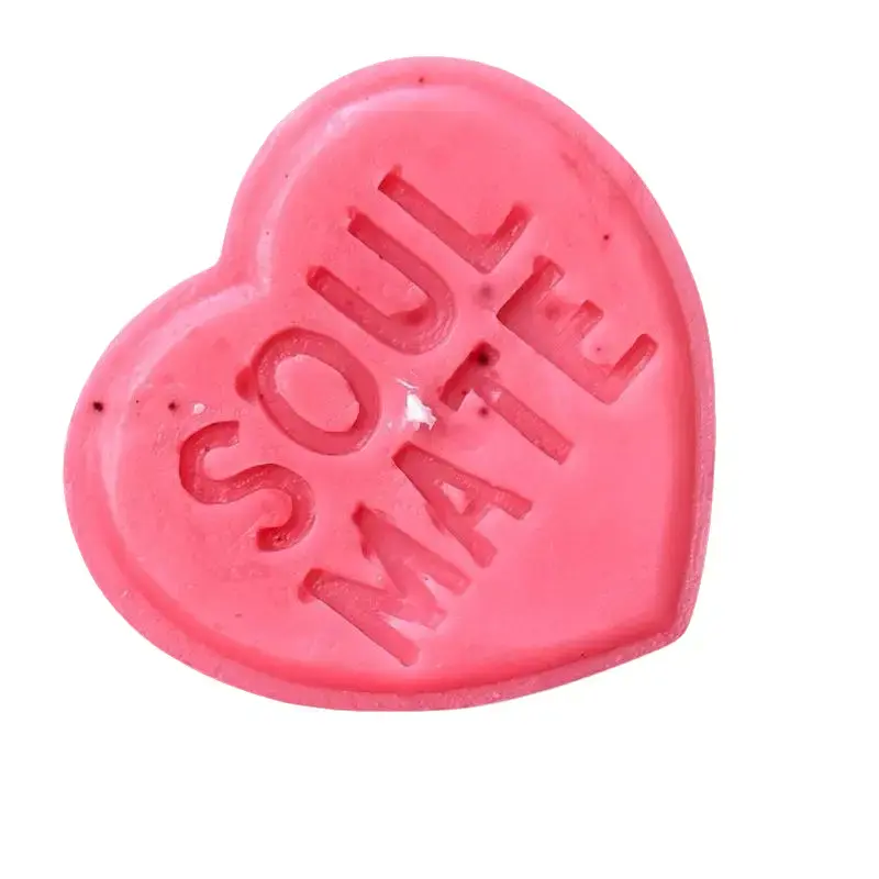 Conversation Heart Candle