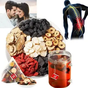 Kidney Tea Formula Ginseng Eight Treasures Tea Organic Kidney Traditional Kidney Cleansing Tea Cleanse Tea Ginseng Red Date Natural Chinese Herbal Tea Bags For Men Women healthy cleanse detox tea