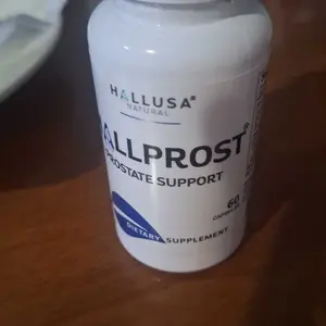 Product Review of HALLUSA NATURAL Hallprost Prostate Dietary Supplements 60 Capsules with Saw Palmetto Pygeum Africanum Pumpkin Seed Zinc Vitamin E for Nocturia Relief & Men's Health - Fitness from M**y **