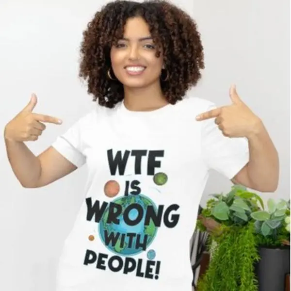 Stylish WTF Fitted Tees with Custom Designs for Men and Women, Unique Handmade Funny, Perfect for Gift Ideas Unisex Trendy Slim Fit Tshirts