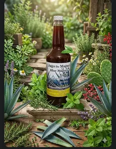 Yuvi Jugo de Maguey Beverage for Health - Supports Diabetes, Colitis, Gastritis, and More - Natural Drink for Wellness