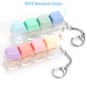 Keyboard Fidget Toy, Fidget Keyboard Silent Fidget Toys Clicker Fidget Keychain Fidgets for Adults Stress Relief Anxiety Sensory Fidget Toys Silent Loud Keyboard Fidget Clicker