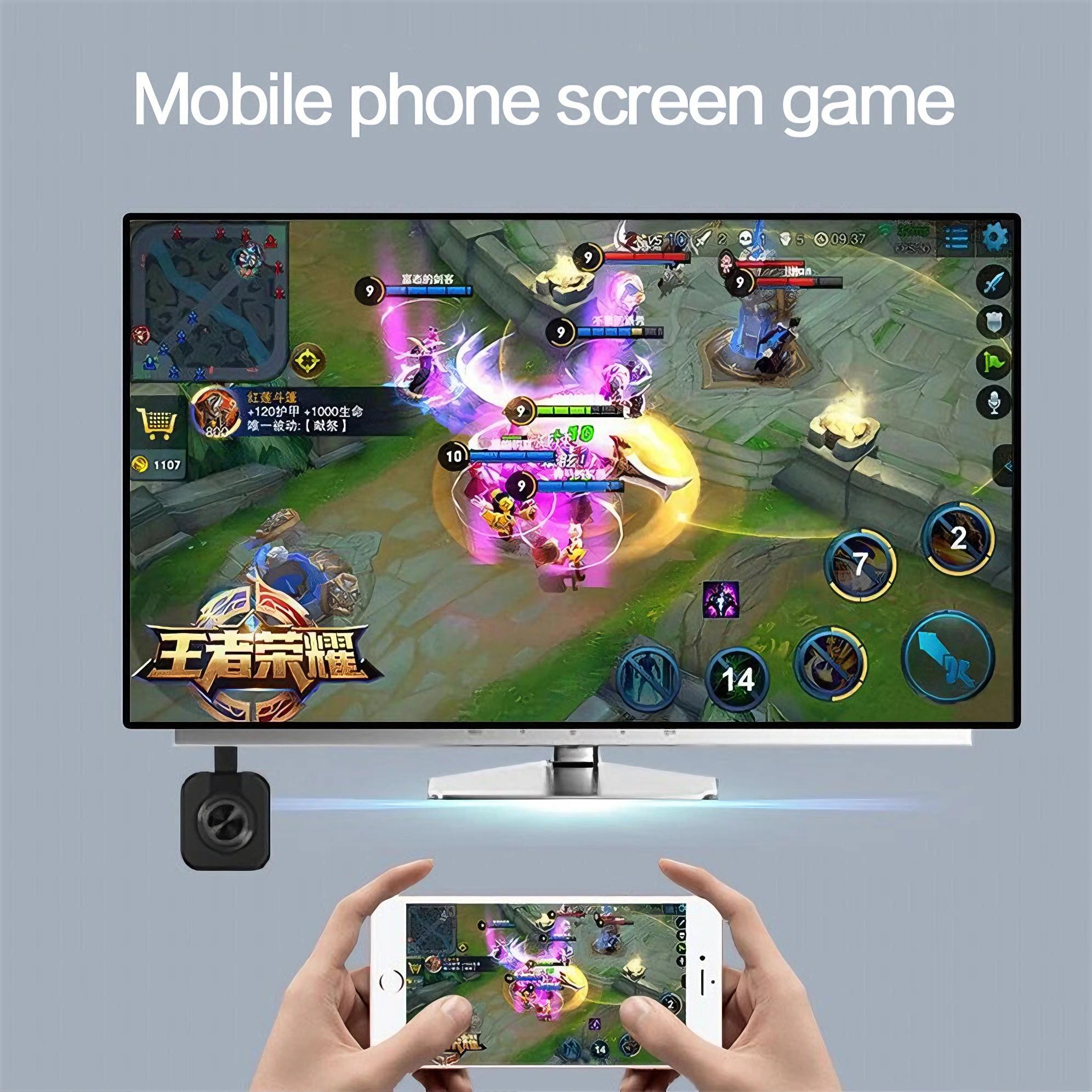 WiFi Receiver Audio Video Transmitter Phone Projector HDMI-Compatible Mirroring Screen Display Adapter for PC TV Receiver