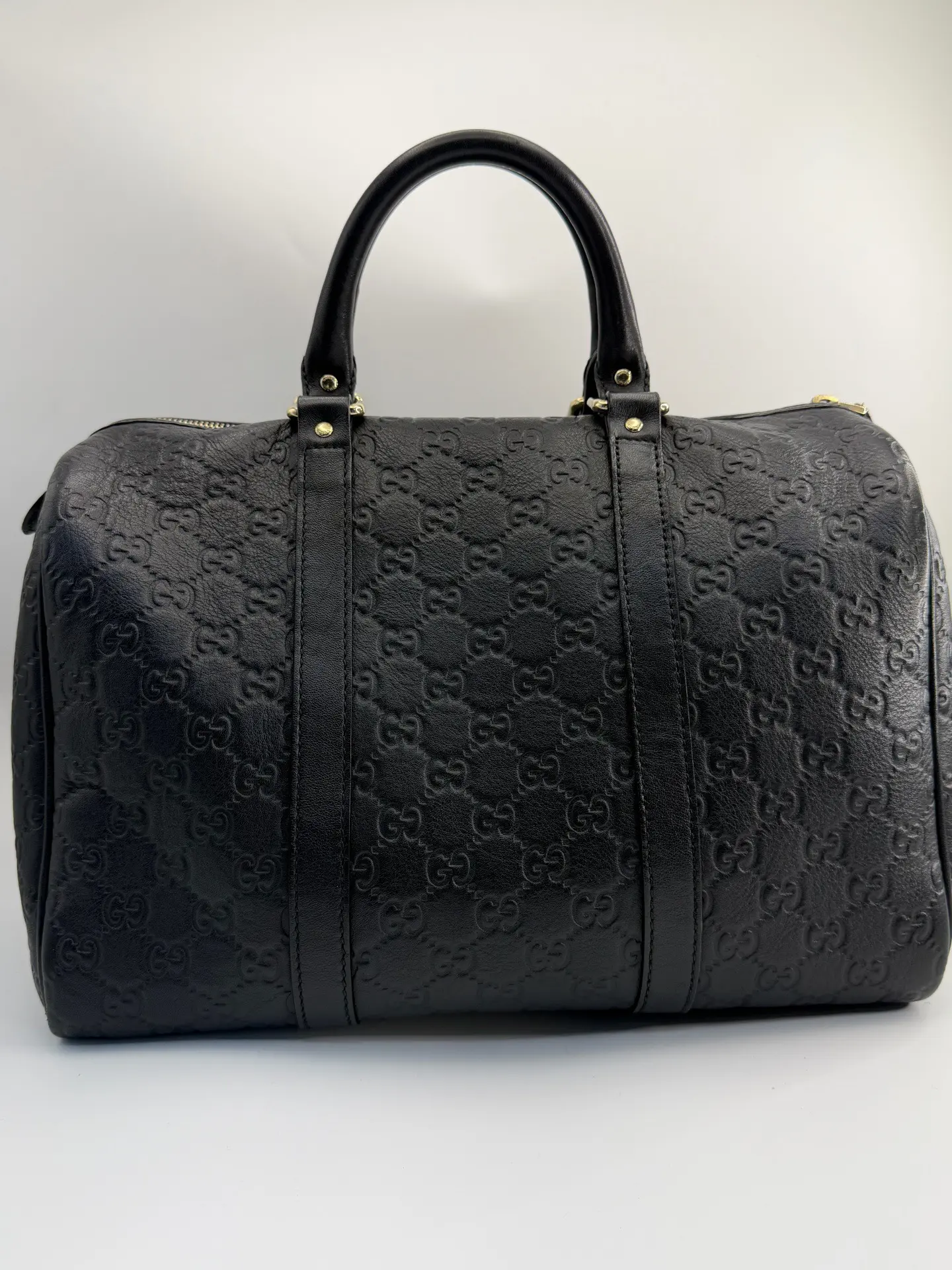 Pre-owned GUCCI Joy Boston Black Handhold Bag