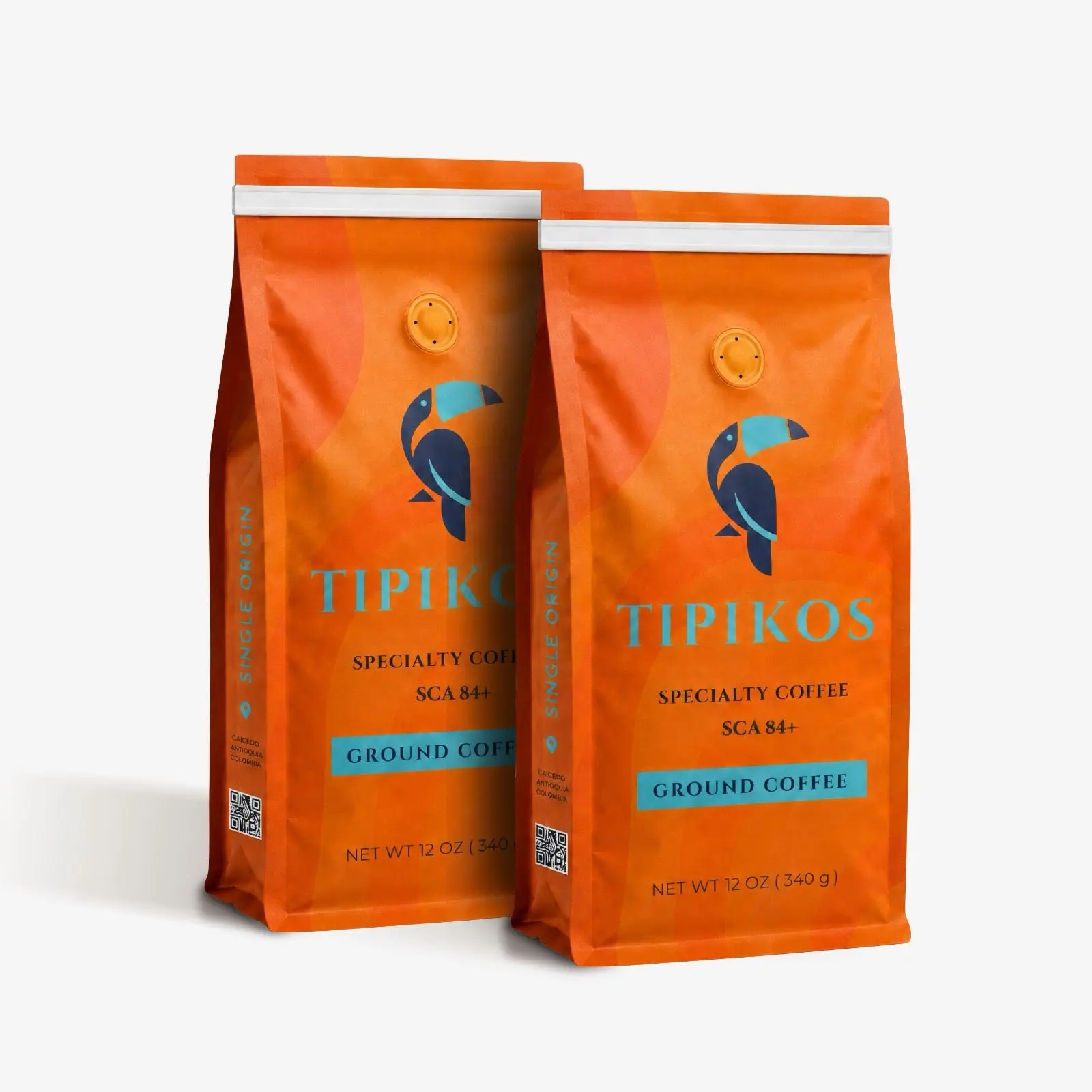 TIPIKOS Colombian Coffee Pack of 2, Medium Roast (2 × 12 oz / 680 g)