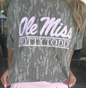 Ole Miss Bottomland Camo Tee