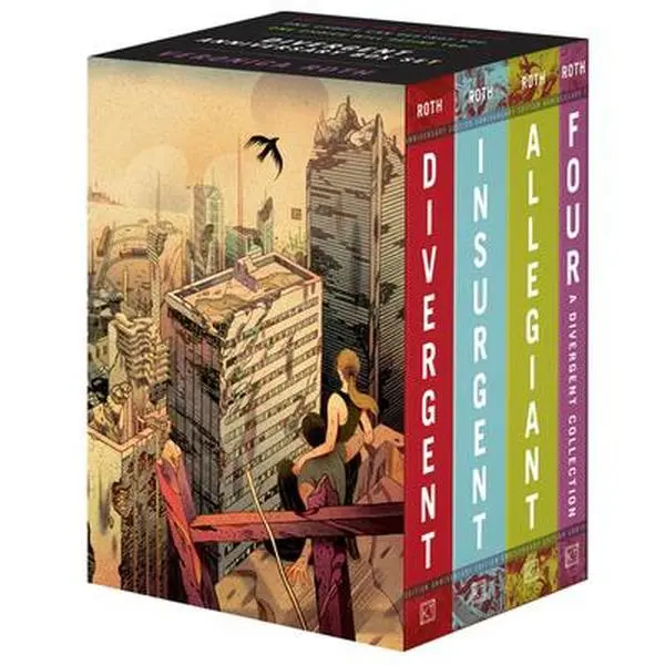 Divergent Anniversary 4-Book Box Set: Divergent, Insurgent, Allegiant, Four -- Veronica Roth, Mixed Media Product