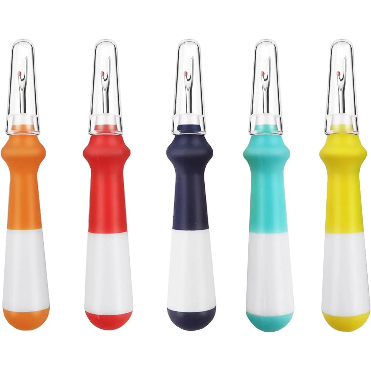 5 count  Grip Seam Ripper, Colorful Large Thread Remover for Sewing Crafting Removing Embroidery Hems and Seams
