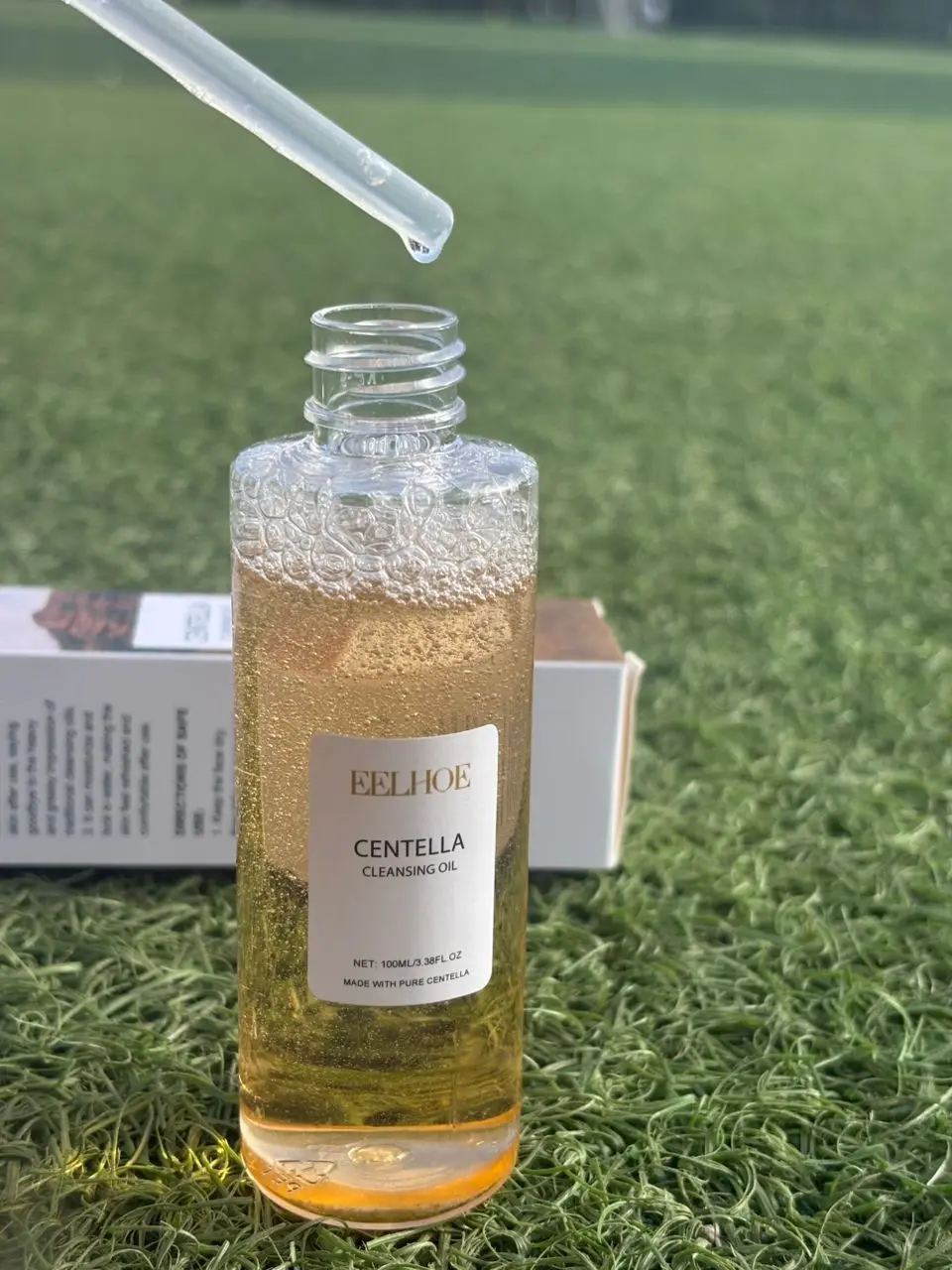 Centella Cleansing Oil Gentle Makeup Remover Oil Deep Pore Cleansing Blackhead Remover Non-Comedogenic Hydrating Oil Cleanser