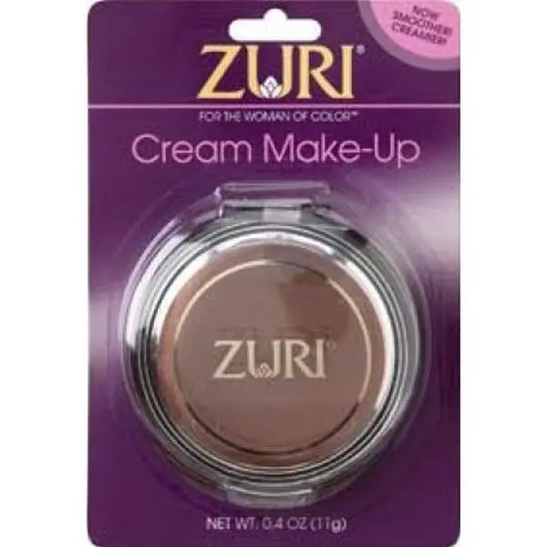 Zuri Nourishing Cream Foundation, Oil-Control & Buildable Cover Makeup for All Skin Types, Natural Matte Finish, Evens Skin Tone, Misty Tan, 0.4 oz, Cosmetic, Coverage, Even Out Skin Tone & Texture