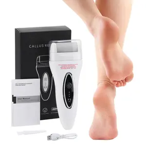 Portable Electric Foot File, 1 Box Adjustable Gears Foot Dead Skin Callus Remover, Pedicure Tools for Home & Travel