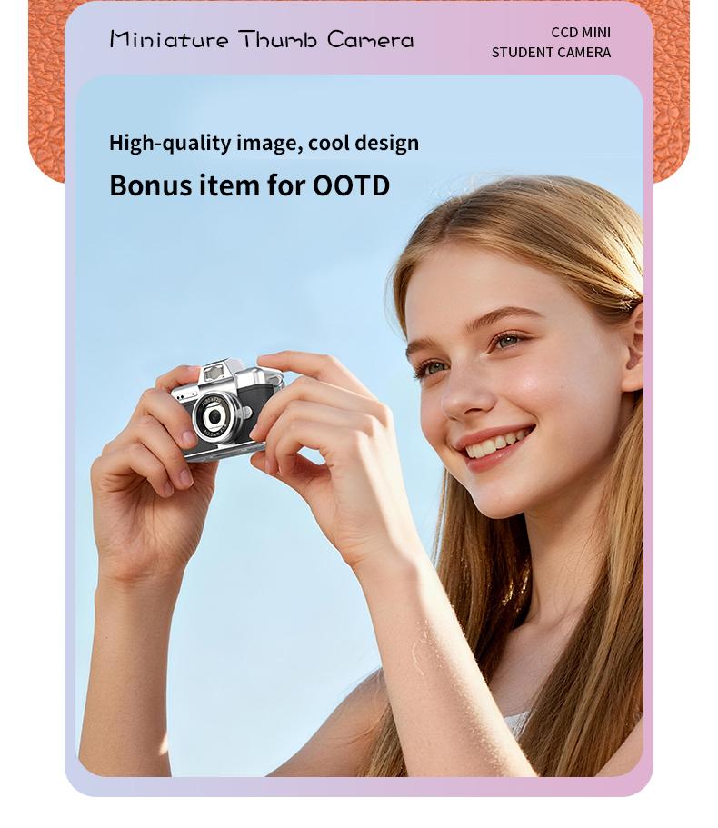 Mini Digital Camera with 1.47 in LCD Screen 1080P Feel of Old 90s Photographs, Keychain Size, Birthday Gifts,Christmas Gifts Mini Digital Camera with 1.47 in LCD Screen 1080P Feel of Old 90s Photographs, Keychain Size, Birthday Gifts,Christmas Gifts