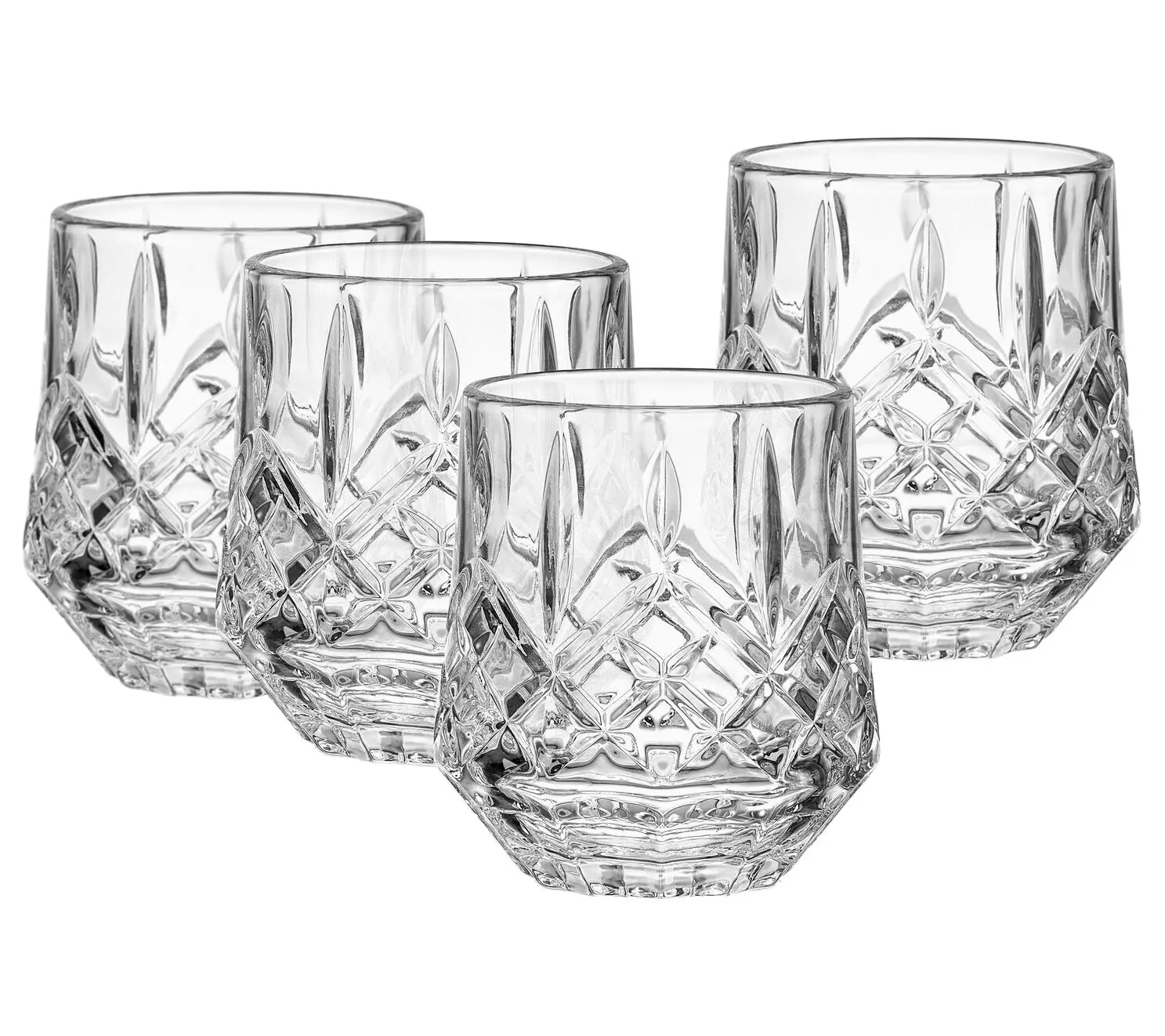 Mikasa Wesley Set of 4 Double Old Fashion Glass