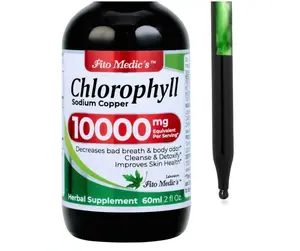 FITO MEDIC'S Lab | Chlorophyll Liquid Drops | Liquid Chlorophyll | Chlorophyll | Chlorophyll Drops | Chlorophyll Liquid| clorofila |Alcohol Free | Ultra high Absorption.