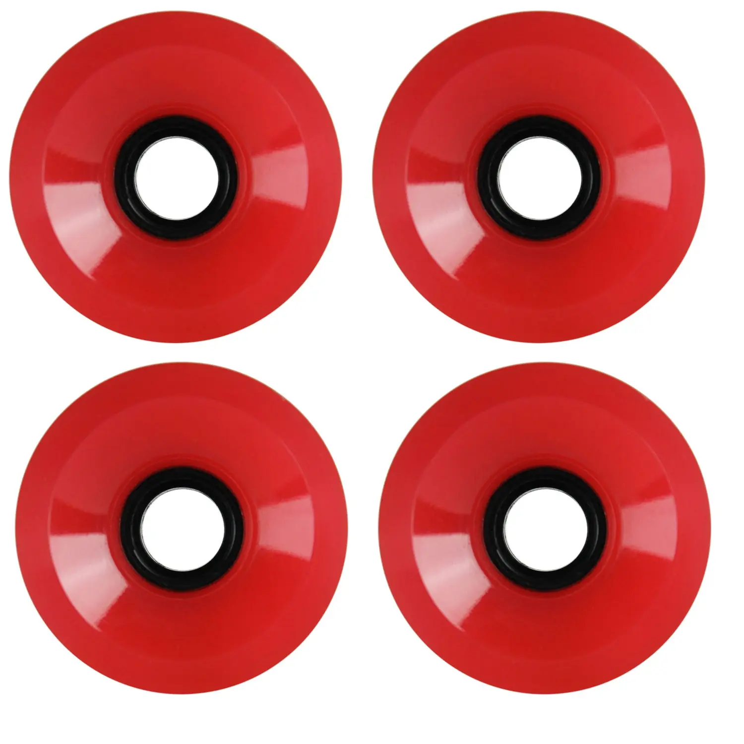 Longboard Wheels 70mm Smooth Dark Pink USA Made 78A Longboard Wheels 70mm Smooth Dark Pink USA Made 78A