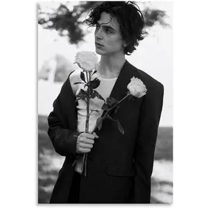 Actor Timothee Chalamet Art Poster (1) Canvas Painting Posters And Prints Wall Art for Living Room Bedroom Decor