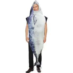 Adult Fish Costume Halloween, Sea Animal Funny Outfit, Halloween Cosplay Suit