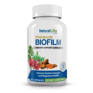Biofilm Immune Complex – 60 Vegan Capsules with Turmeric, NAC & Botanicals for Immune & Digestive Support Healthcare Fitness