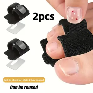 Adjustable Hammer Toe Corrector Set, Foot Care Toe Splint for Men and Women, Adjustable Toe Supporter, 2 Pairs, Universal Fit