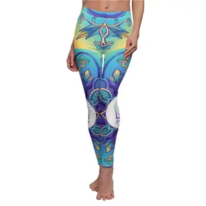 Women's Cut & Sew Casual Leggings (AOP)