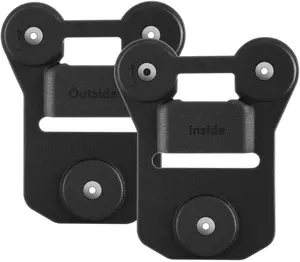 Body Camera Mount, Universal Magnetic Holder Secures to Person/Shirt/Vest/Uniform/Security/Police Body Cam, Strong Magnet Stick to Clothes (also for Phone Holster or Small Radio Clip or Walkie Talkie)