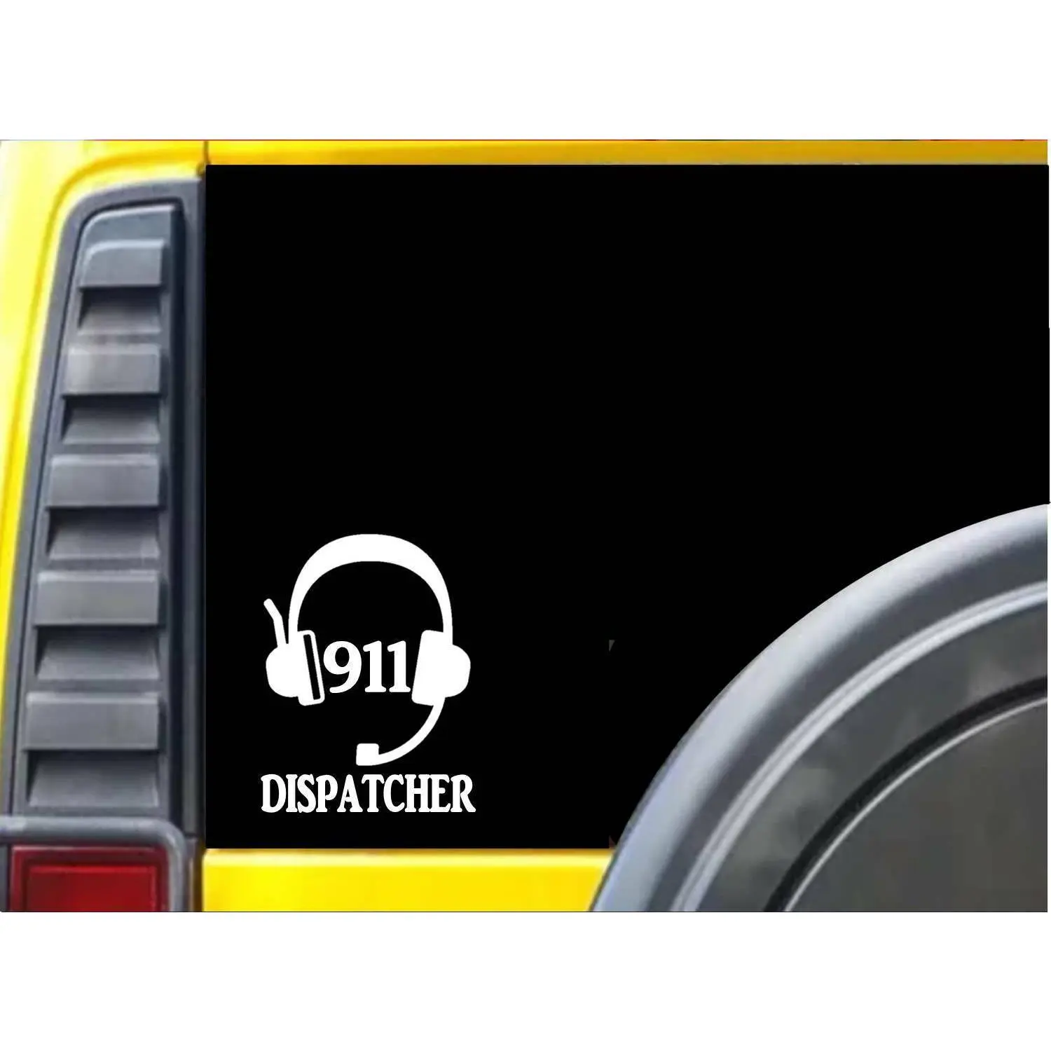 911 Dispatcher Headset K488 6 inch Sticker dispatch decal