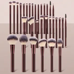 32-Piece Makeup Brush Set, Soft Bristle Powder Blush Eyeshadow Brushes, All-In-One Makeup Tool Kit, Essential Beauty Tools, Cosmetic Brush Set