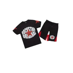 States Black T-Shirt/Short Set