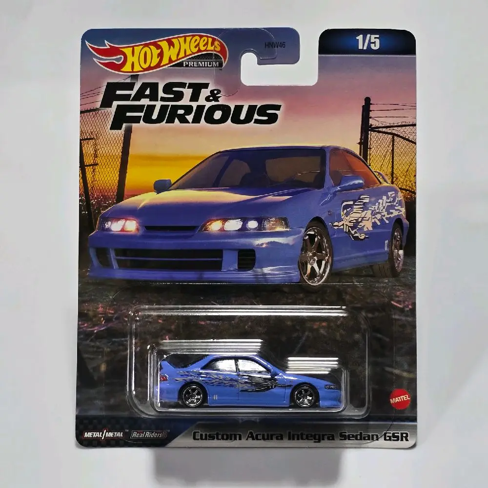 Hot Wheels Premium Fast & Furious Custom Acura Integra Sedan GSR New 1/5