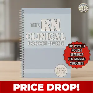 RN Clinical Pocket Guide – Nursing School Clinical Reference Edition – Essential Bedside Notes, Nursing Skills & Quick Study Guide – Perfect Study Resource for Nursing Students & Clinical Practice