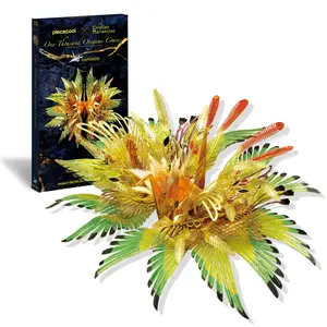 3D Metal Puzzles for Adults, Happiness Crane Tank Model Kits, 3D Crane Model Building Kit, DIY Craft Kits Difficult 3D Puzzles