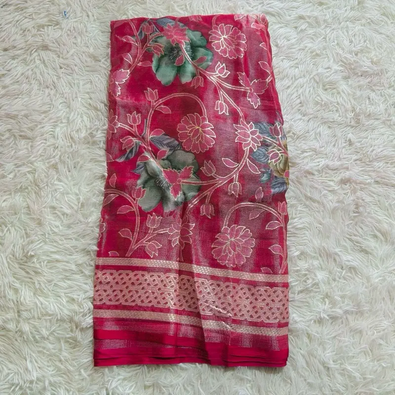 Brasso saree only saree no falls