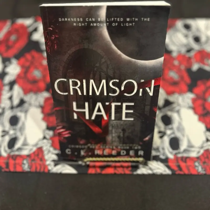Signed and personalized Crimson Hate- Crimson Red Series book 2 by C.L Reeder